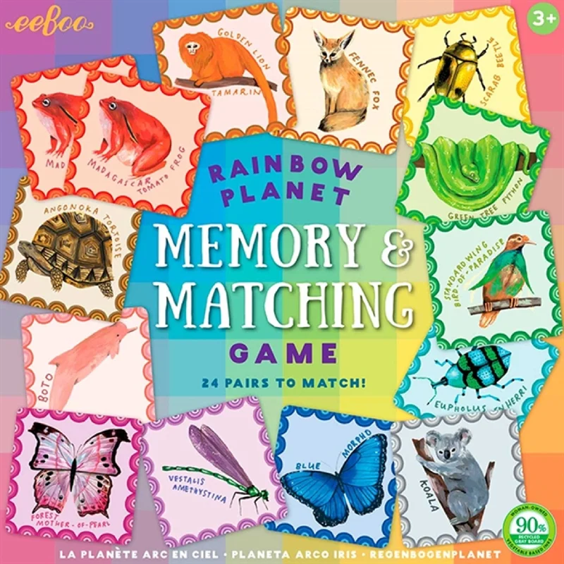Logical puzzles Eeboo Huskespil - Rainbow Planet