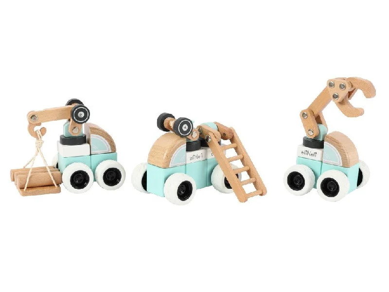 Fun toy carsEliNeli Satz Holzautos - Maschinen