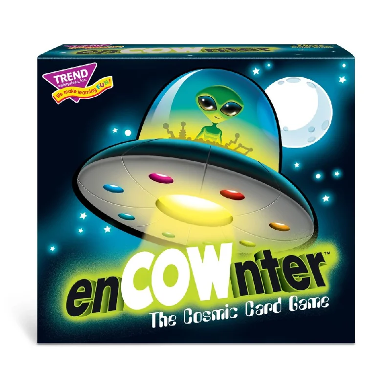 Relaxing games enCOWnter Three Corner Card Game for Family Fun