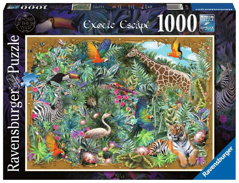 Strategic puzzles Exotic Escape Beyond The Wild 1000 Piece Puzzle