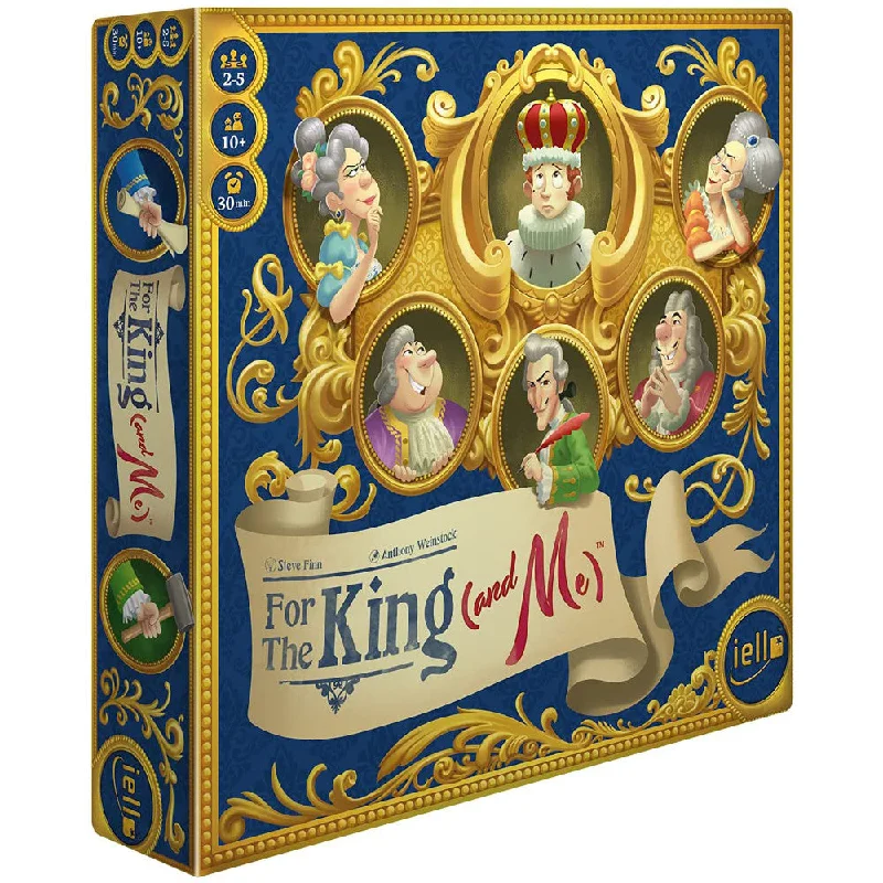 Educational games For the King (and Me) IELLO Strategy Board Game, Ages 10+, 2-5 Players, 30 Min Playtime