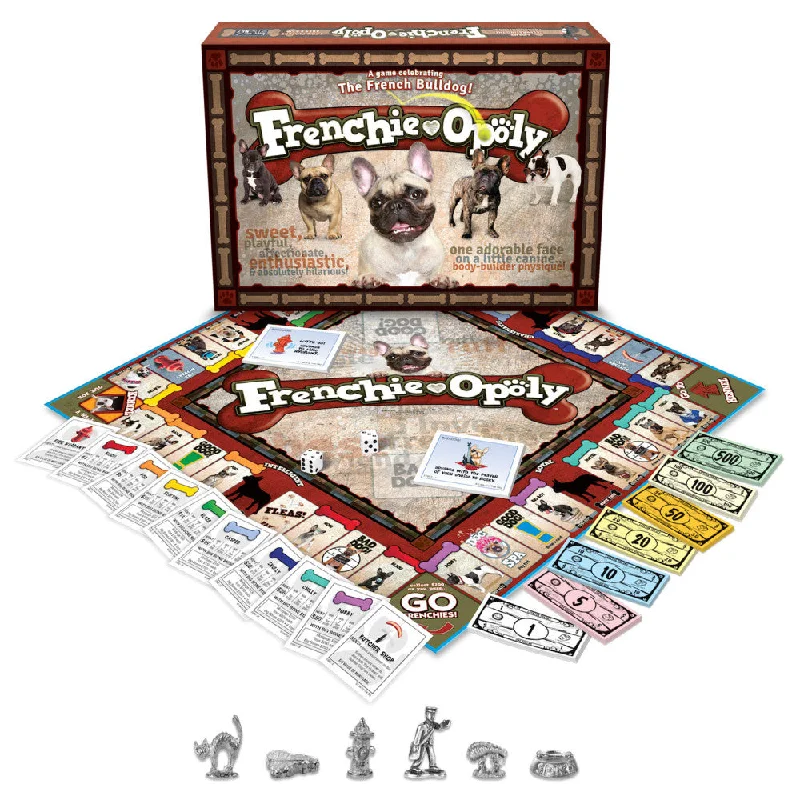 Exciting gamesFrench Bulldog FRENCHIE-OPOLY Board Game