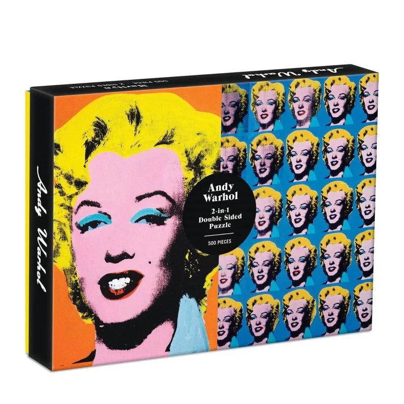 Social games Galison 500 pc Puzzle | Double-Sided Marilyn | Andy Warhol