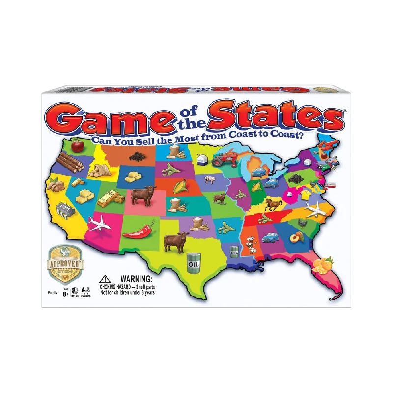 Social games Game of the States Educational Board Game