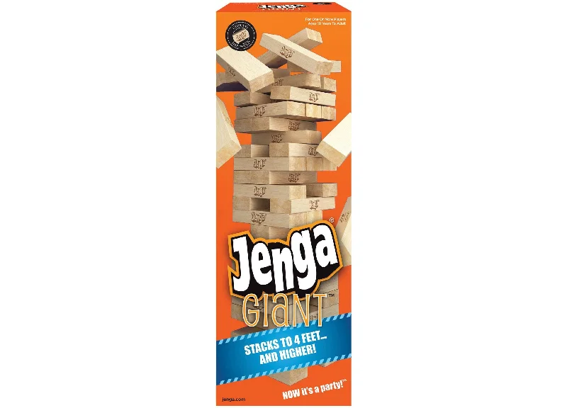 Exciting gamesJenga Giant Genuine Hardwood Game - Premium Edition