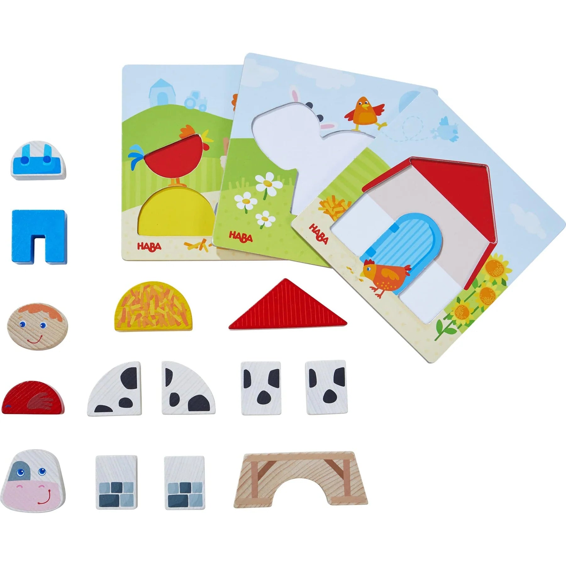 Time-consuming puzzles HABA On the Farm Arranging Game