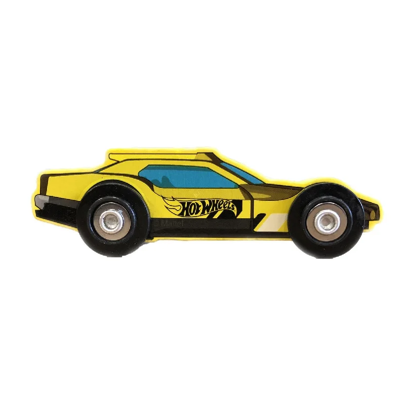 High-quality materials toys Hot Wheels Wooden Car (Styles Vary - One Supplied)