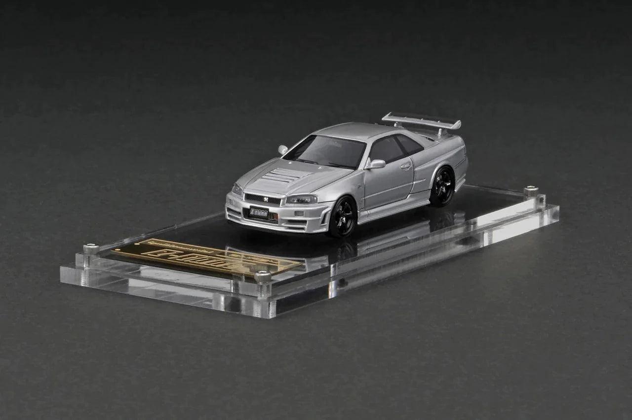 Durable toysIGNITION MODEL 1/64 NISMO R34 GTR Z-TUNE SILVER
