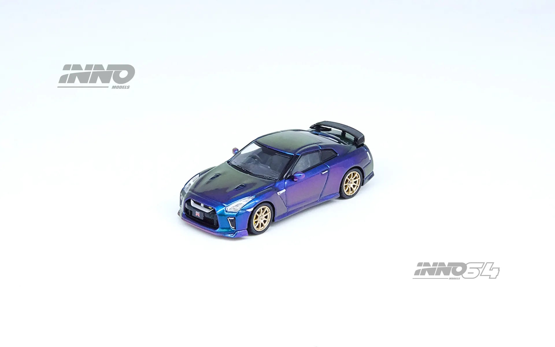 Playful toys INNO64 1/64 NISSAN SKYLINE GTR R35 T-SPEC MIDNIGHT PURPLE