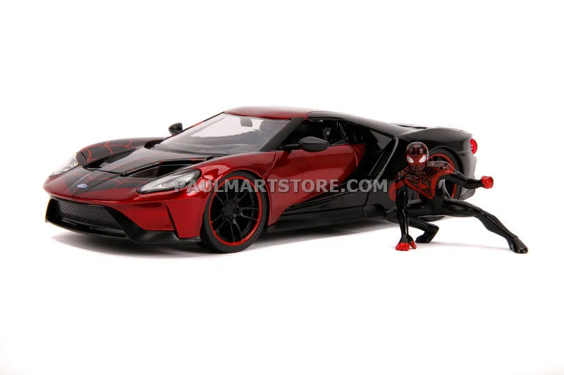 Enthusiastic toysJada Diecast Metal Hollywood Rides 1:24 2017 FORD GT W/ MILES MORALES