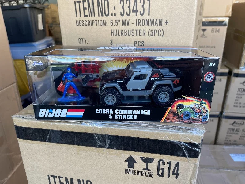 Durable toysJada Diecast Metal Hollywood Rides 1:32 GI Joe Cobra Commander Stinger