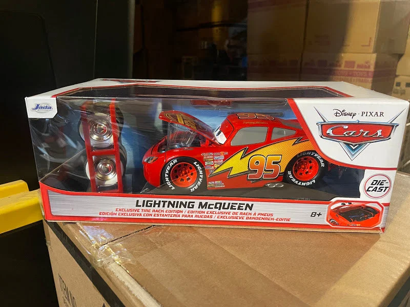 Durable toysJada Metal DIECAST CAR 1/24 LIGHTNING MCQUEEN W TIRES