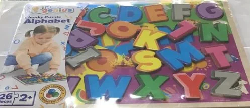 Intricate puzzles JR. GENIUS CHUNK PUZZLE - LETTERS 26PC