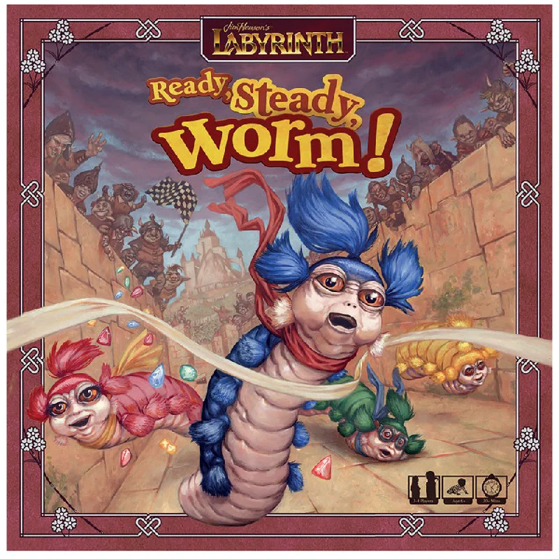 Entertaining games Labyrinth: Ready, Steady, Worm! Family Strategy Board Game