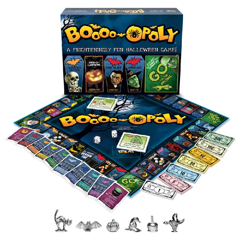 Interactive games Late for the Sky Boo-Opoly Halloween Themed Board Game