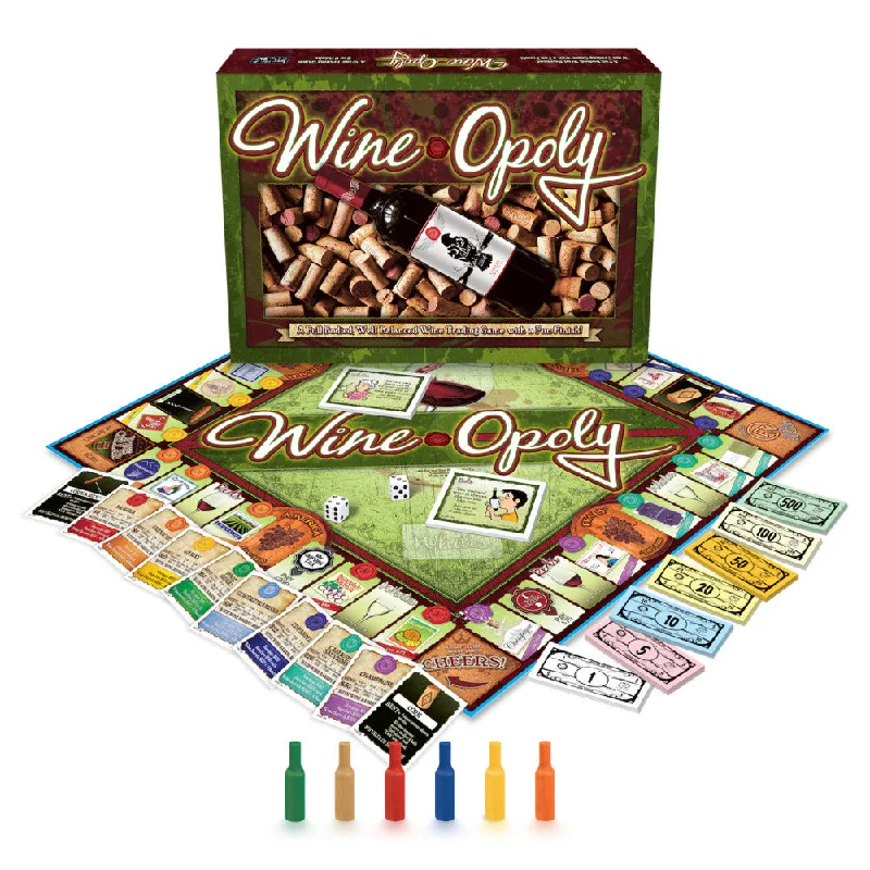 Innovative gamesLate for the Sky Wine-Opoly Monopoly-Style Board Game