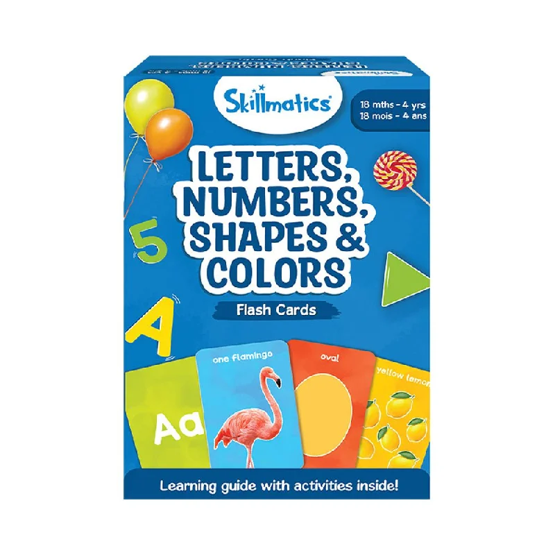 Exciting gamesLetters, Numbers, Shapes and Colors Flash Cards