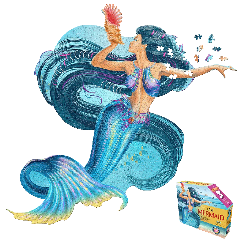 Educational games Madd Capp Mermaid-Themed Jigsaw Puzzle - 1000 pc