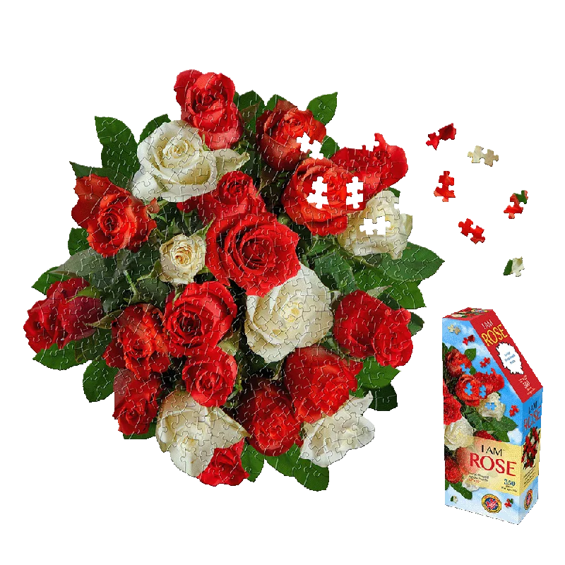 Thought-provoking puzzles Madd Capp Floral Rose Jigsaw Puzzle - 350 pc