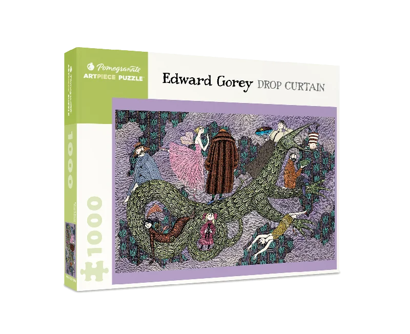 Interactive games Edward Gorey Drop Curtain 1000 Piece Puzzle