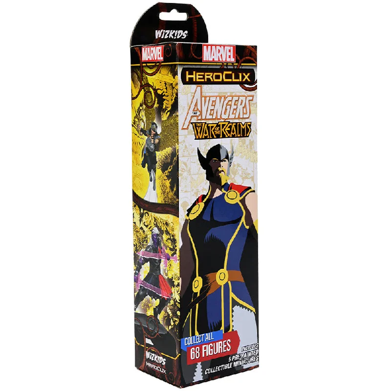 Fast-paced games Marvel HeroClix: Avengers War of the Realms 5-Figure Booster Pack