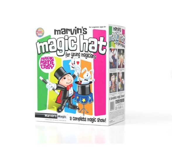Entertaining games MARVINS MAGIC MAGIC HAT FOR YOUNG MAGICIANS 150 MAGIC TRICKS