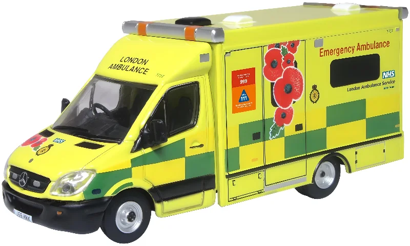 Durable toysMercedes Ambulance London Ambulance Service(Remembrance Day)