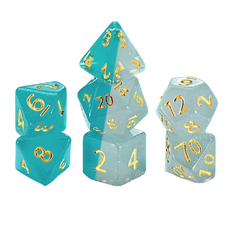 Challenging puzzles Mighty Tiny Dice: Metamorph - 7 Piece Thermochromatic RPG Dice Set