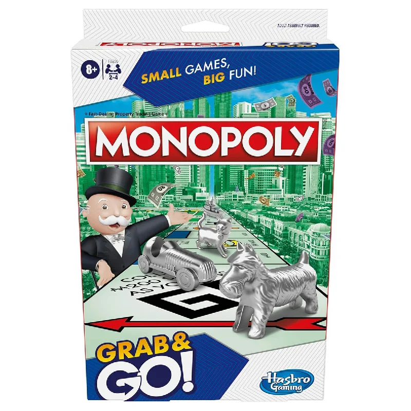 Engaging puzzlesMonopoly Grab & Go! Game