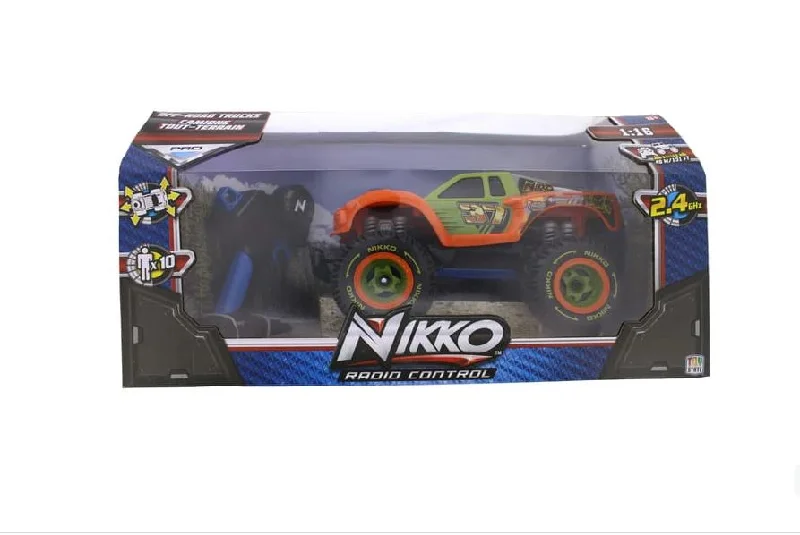 Realistic toy carsNikko -Remote Controlled Off Road Truck - Orange Color
