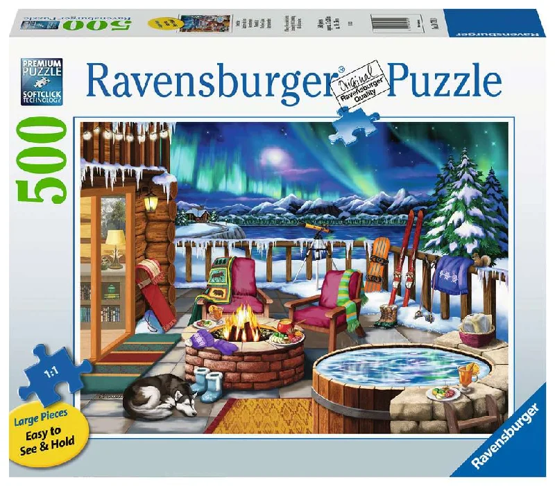 Interactive games Northern Lights 500 Piece Large Format Puzzle