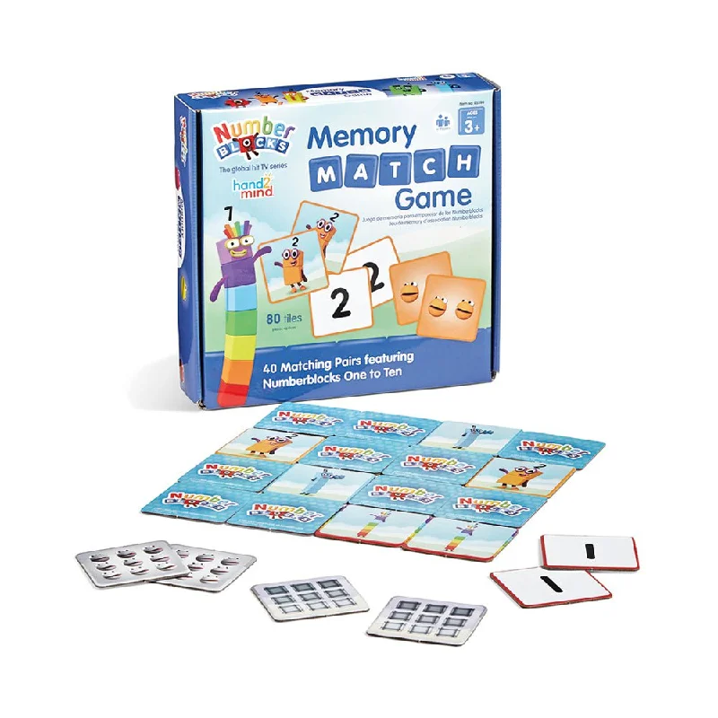 Thought-provoking puzzles Numberblocks Memory Match Game