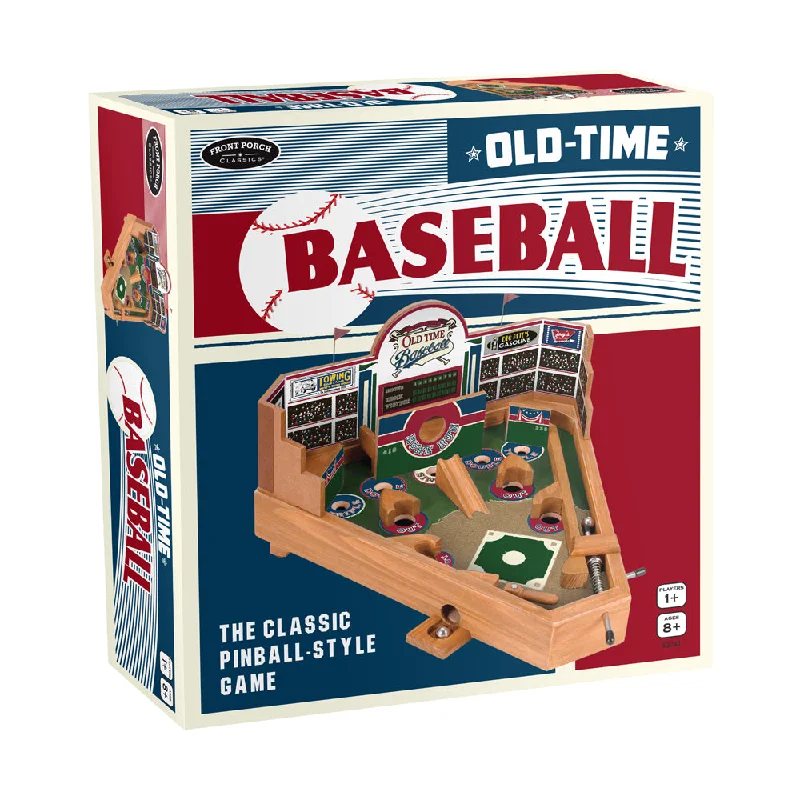 Logical puzzles Front Porch Classics Old-Time Wooden Pinball-Style Baseball Game