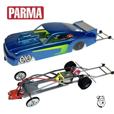Fun toy carsParma 452B Edge 1:24 Drag Car w502 S16D Motor, Mustang