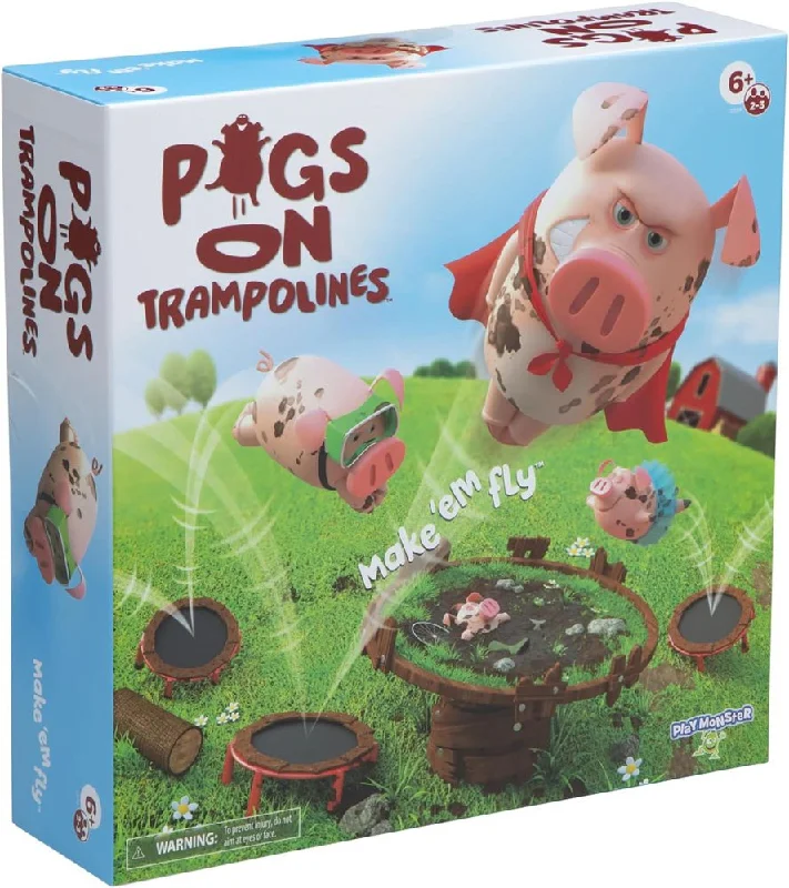 Strategic puzzles Pigs on Trampolines