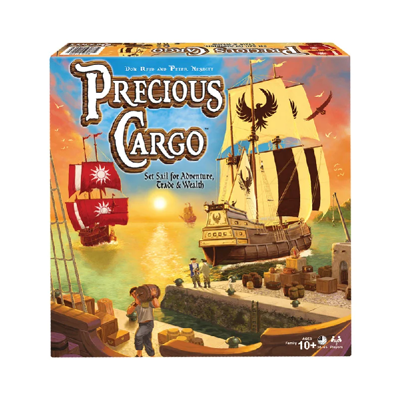 Thought-provoking puzzles Precious Cargo Strategic Maritime Board Game by Winning Moves