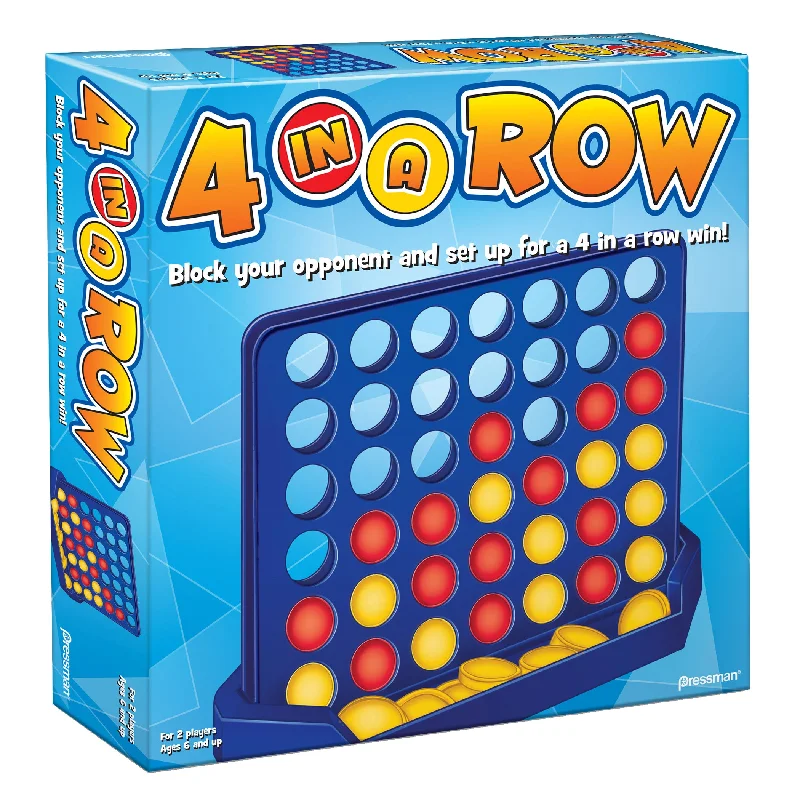 Challenging puzzles Pressman 4 In A Row Classic Strategy Game