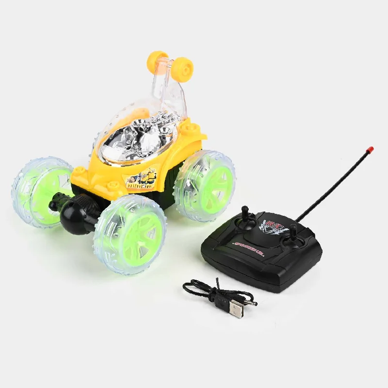 Realistic toy carsCharacter Remote Control 360 Stunt Car