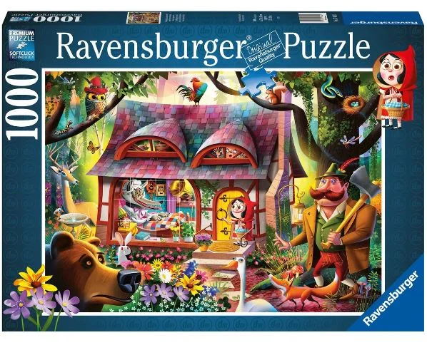 Logical puzzles RAVENSBURGER 174621 - COME IN, RED RIDING HOOD 1000 PIECE PUZZLE