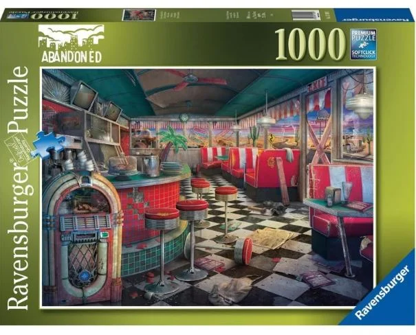 Multi-level puzzles RAVENSBURGER 175093 - DECAYING DINER 1000 PIECE PUZZLE