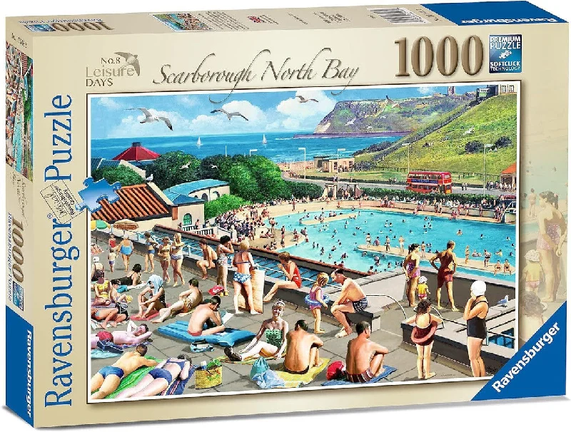 Challenging puzzles RAVENSBURGER 175482 - LEISURE DAYS NO 8 SCARBOROUGH NORTH BAY1000 PIECE PUZZLE
