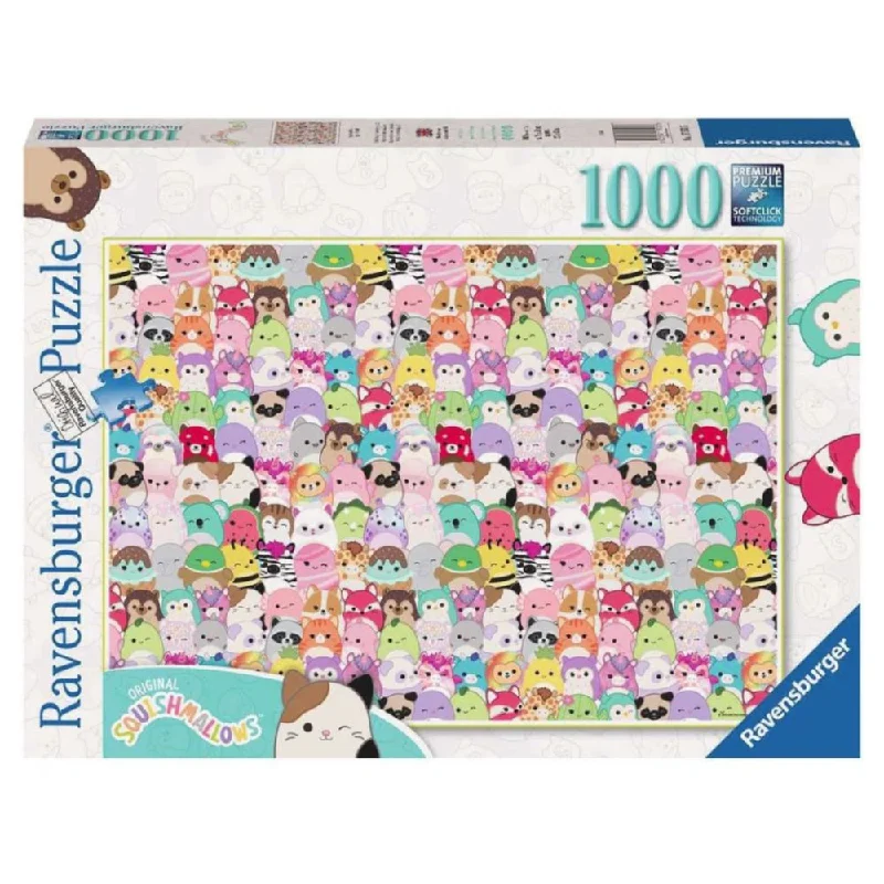 Relaxing games RAVENSBURGER 175536 - SQUISHMALLOWS SQUISH SQUAD  1000 PIECE PUZZLE