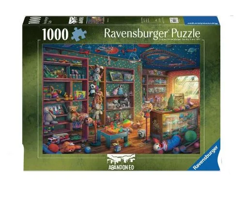 Multi-level puzzles RAVENSBURGER ABANDONED TATTERED TOY STORE 100 PIECE PUZZLE