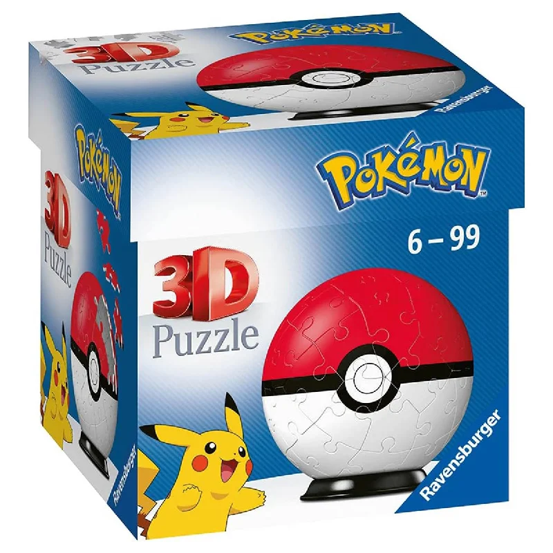 Addictive games Pokémon Poké Ball 54 Piece 3D Puzzle