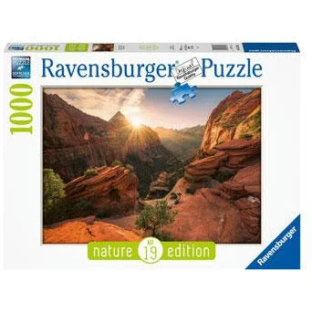 Logical puzzles Ravensburger Puzzle 1000pc Zion Canyon USA