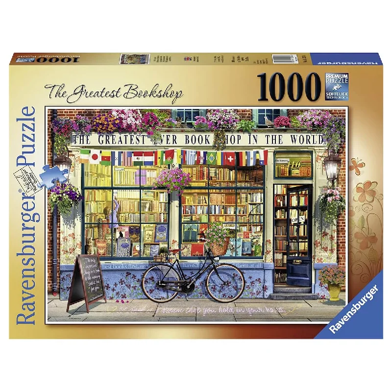 Fun gamesRavensburger The Greatest Bookshop 1000 Piece Jigsaw Puzzle