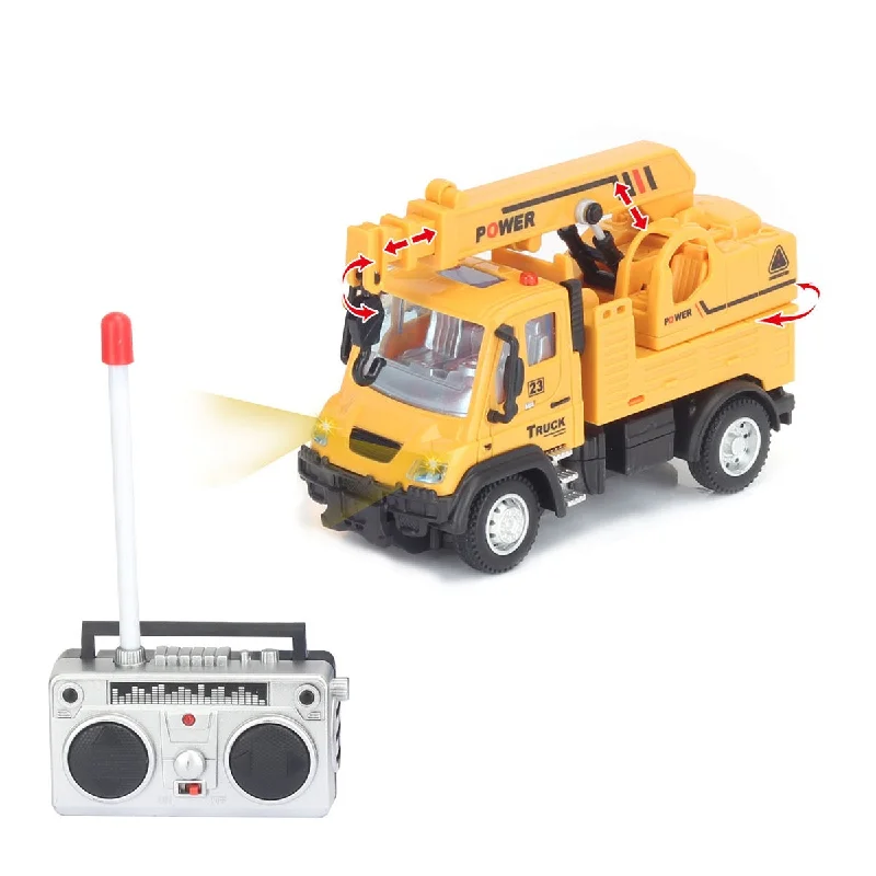 High-quality toy cars Remote Control 1:64 Crane Truck