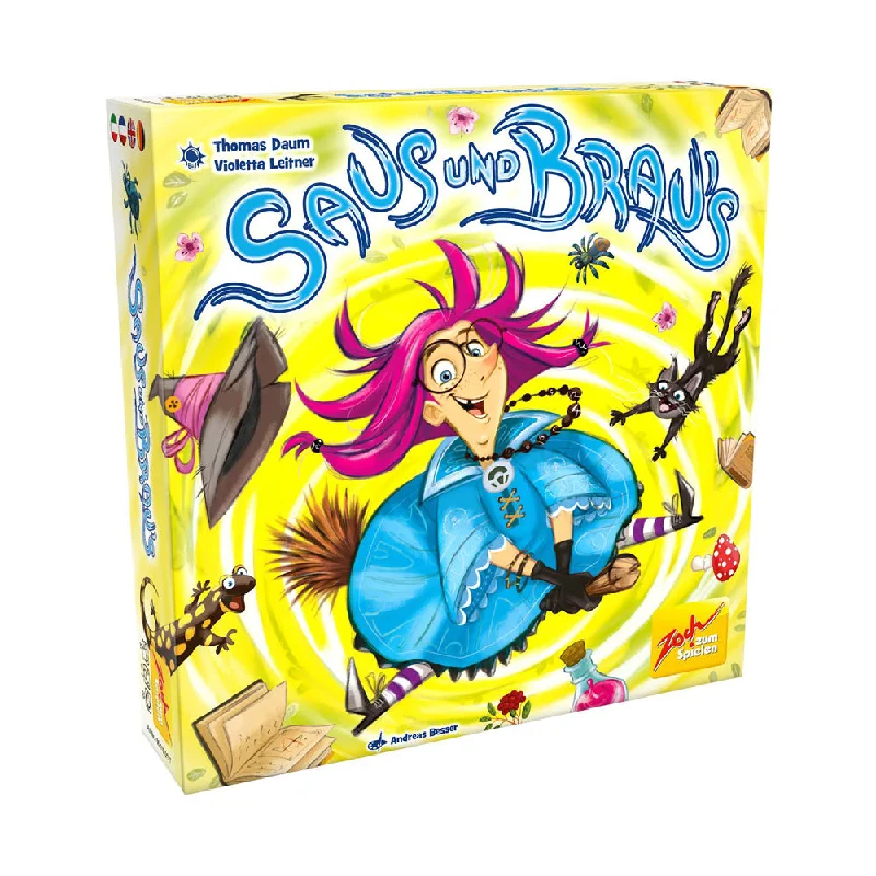 Thought-provoking puzzles Saus und Brau's Magical Witch Brew Board Game