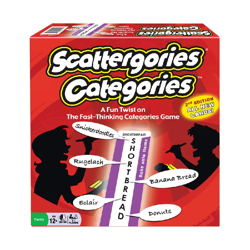 Entertaining games Scattergories Categories - Creative Word Challenge Board Game