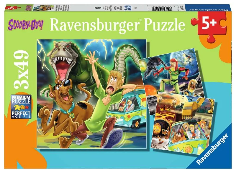 Logical puzzles Scooby Doo 3 Night Fright 3x49 Piece Puzzles